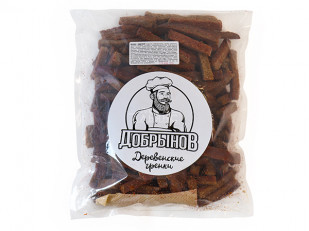 Снапсы с чесноком: Деревенские гренки с аджикой