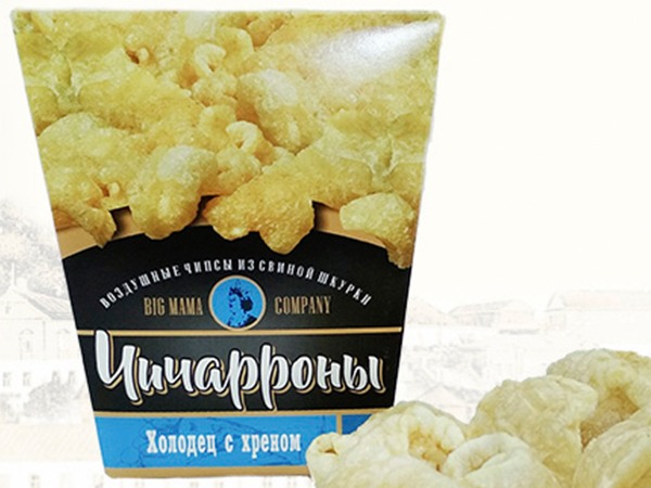 Чичарроны со вкусом холодца и хрена во Владимире