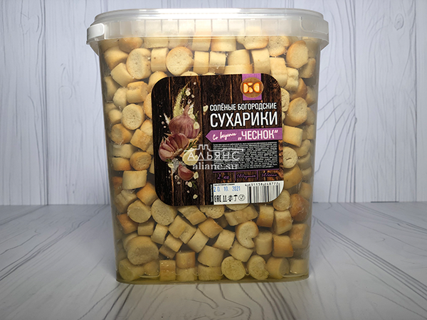 Сухарики со вкусом чеснока во Владимире