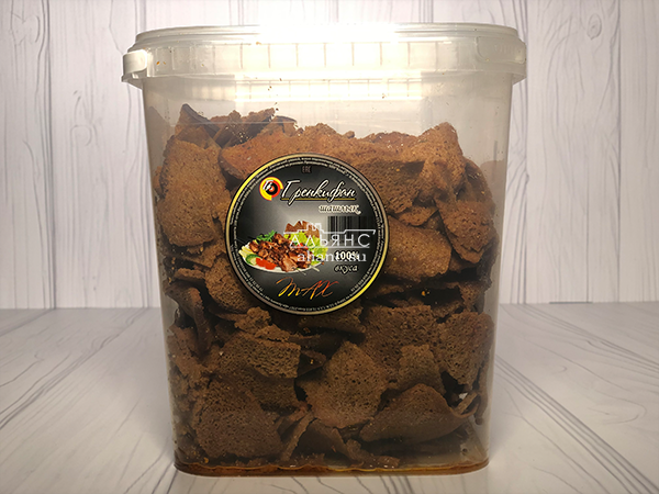 Ржаные гренки со вкусом шашлыка во Владимире