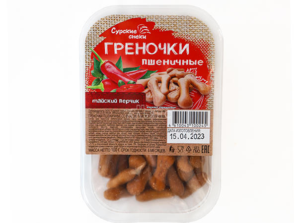 Сурские гренки Тайский перчик (100 гр) во Владимире