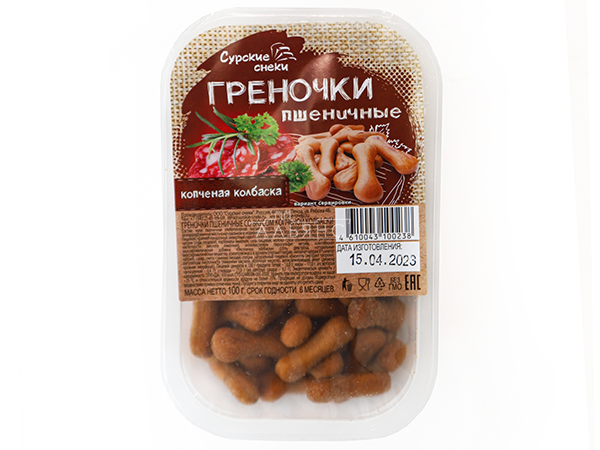 Сурские (ПШЕНИЧНЫЕ) Копченая колбаска (100 гр) во Владимире
