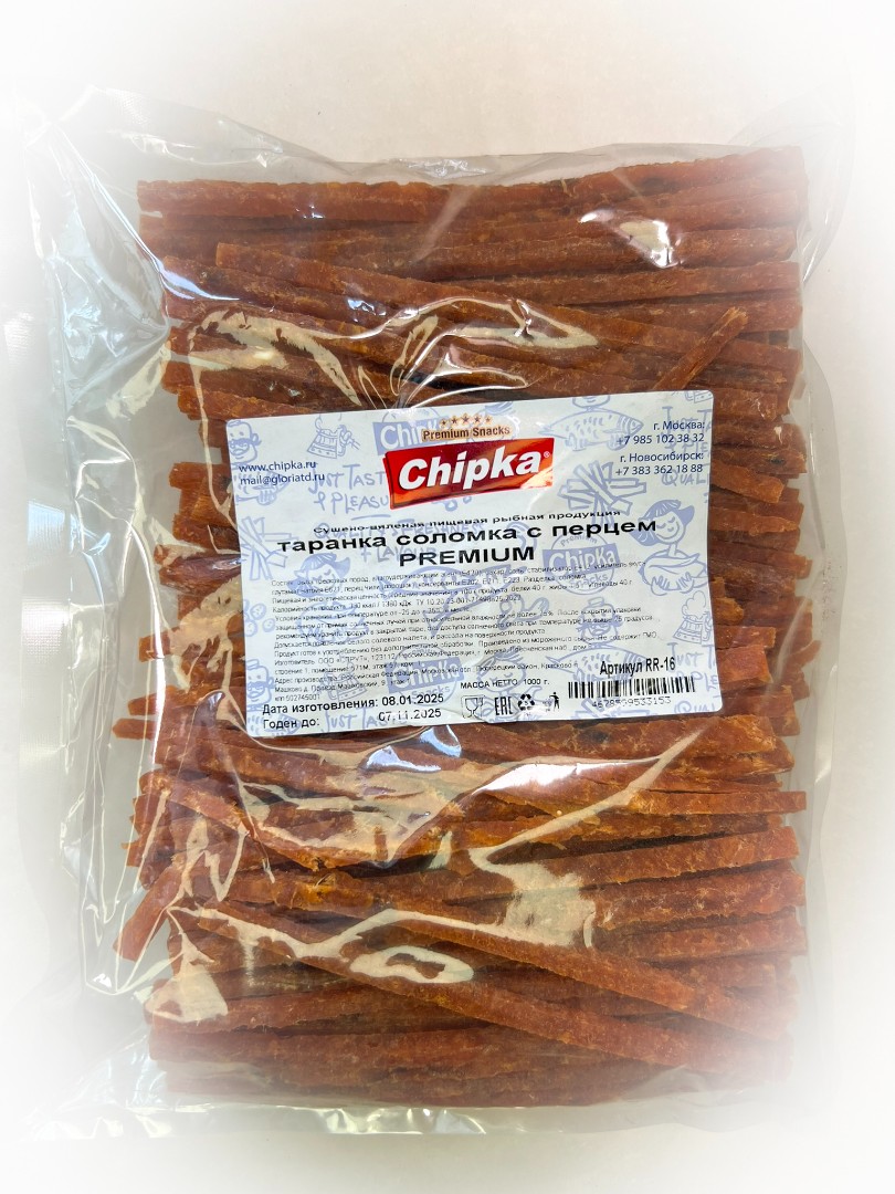 Таранка с перцем (соломка) (Chipka ПРЕМИУМ) во Владимире