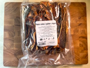 Кукурузные шарики со вкусом краба: Навага солено-сушеная с перцем (МИЛАРА)