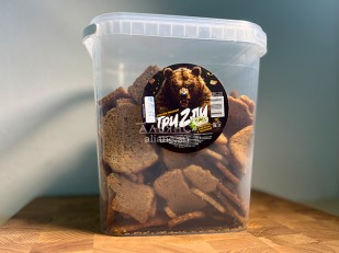 Начос SIMPLYCHIPS острый томат 80 гр: Ведро Ржаные гренки со вкусом Сметана зелень (1 кг)