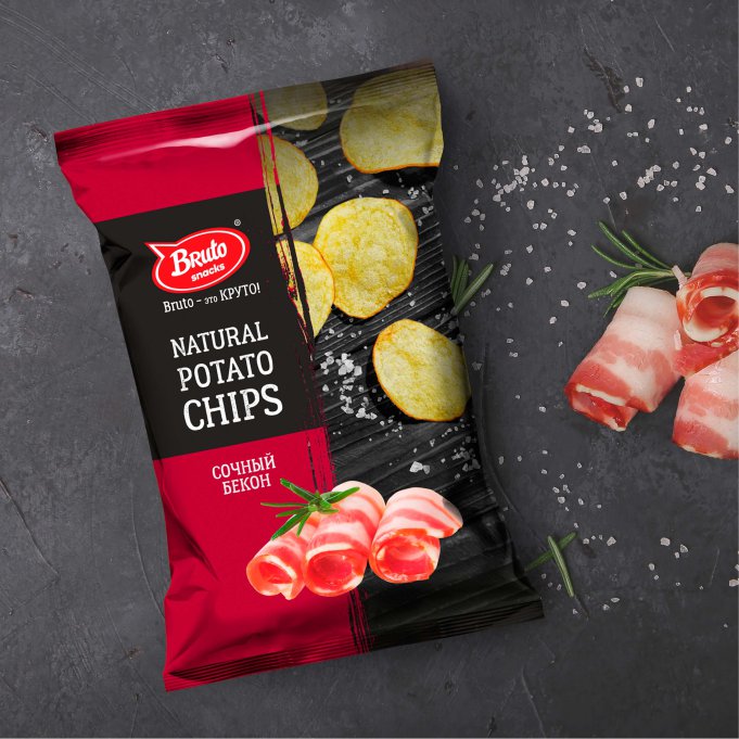 Картофель «Бруто» со вкусом бекона 70 гр. во Владимире